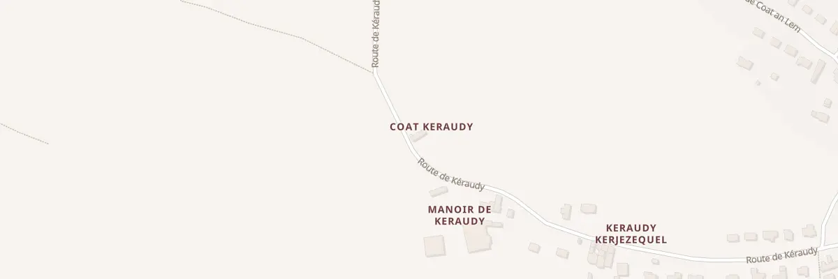 Plan du 722 Rte de Keraudy à Plouezoc’h