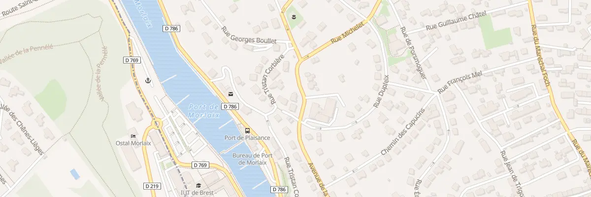 Plan du 30B Av de la République à Morlaix