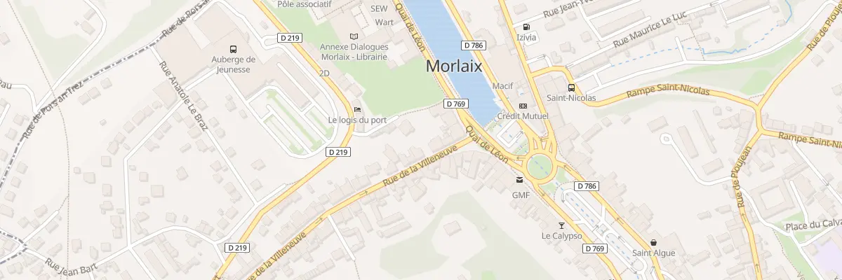 Plan du 5 Rue Villeneuve à Morlaix