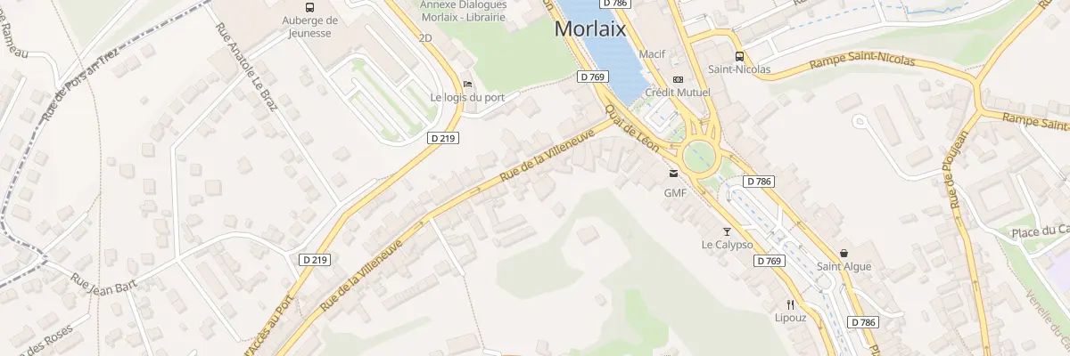 Plan du 20 Rue Villeneuve à Morlaix