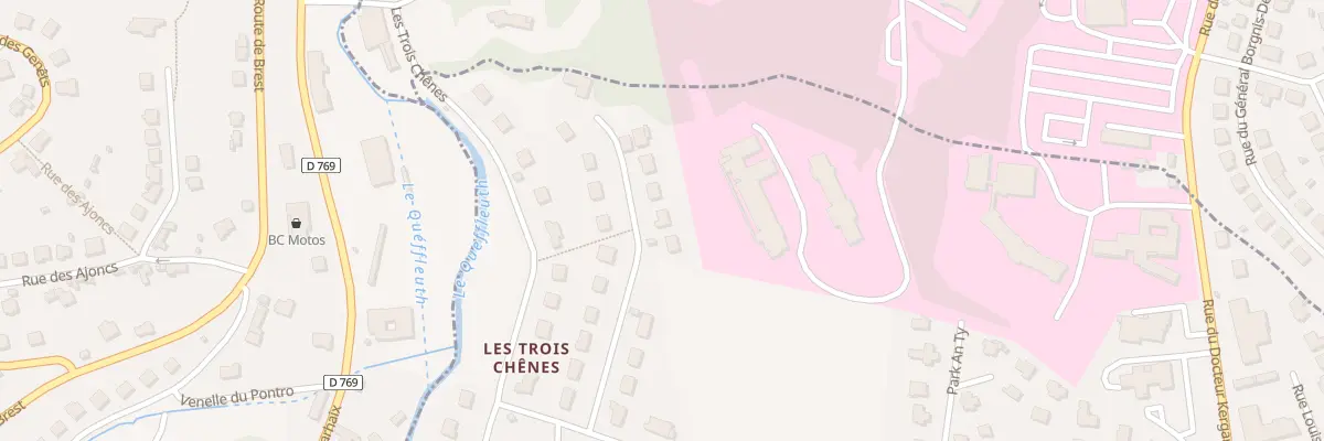 Plan du 13 Les Trois Chenes à Plourin-lès-Morlaix