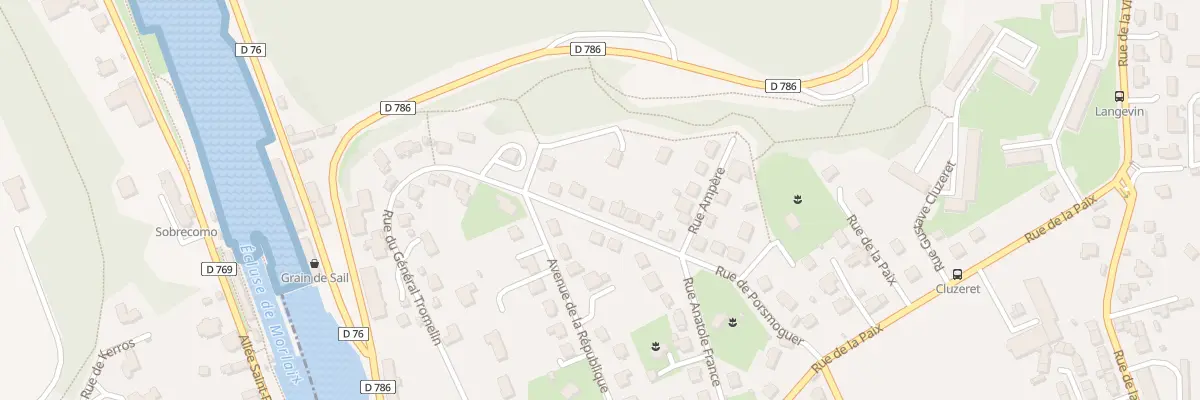 Plan du 31 Rue Porsmoguer à Morlaix