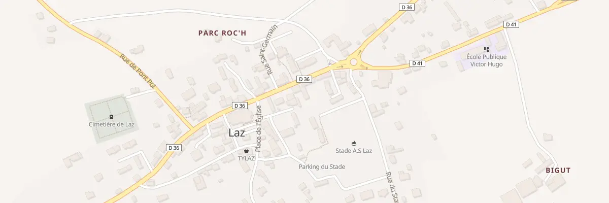 Plan du 31 Gr Grand’Rue à Laz
