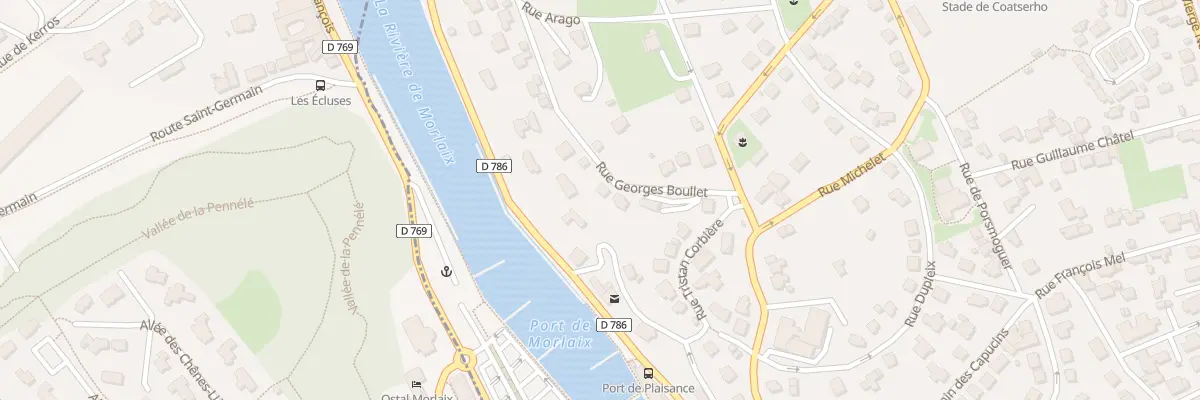 Plan du 6 Rue Georges Boullet à Morlaix