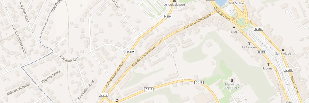Plan du 48 Rue Villeneuve à Morlaix