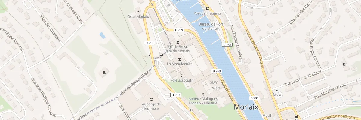 Plan du 9002 Quai de Leon à Morlaix