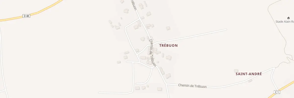 Plan du 775 Trebuon à Plonévez-du-Faou