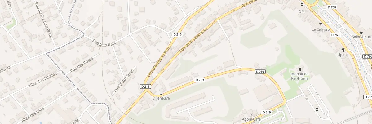 Plan du 58 Rue Villeneuve à Morlaix