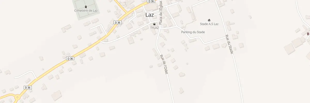 Plan du 1 Rue de l’Odet à Laz