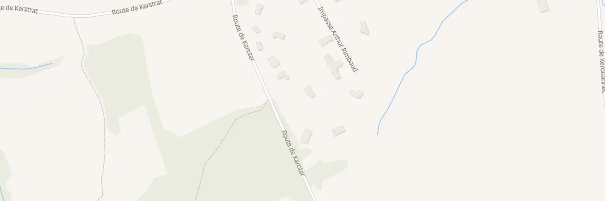 Plan du 185 Rte de Keroter à Trégunc