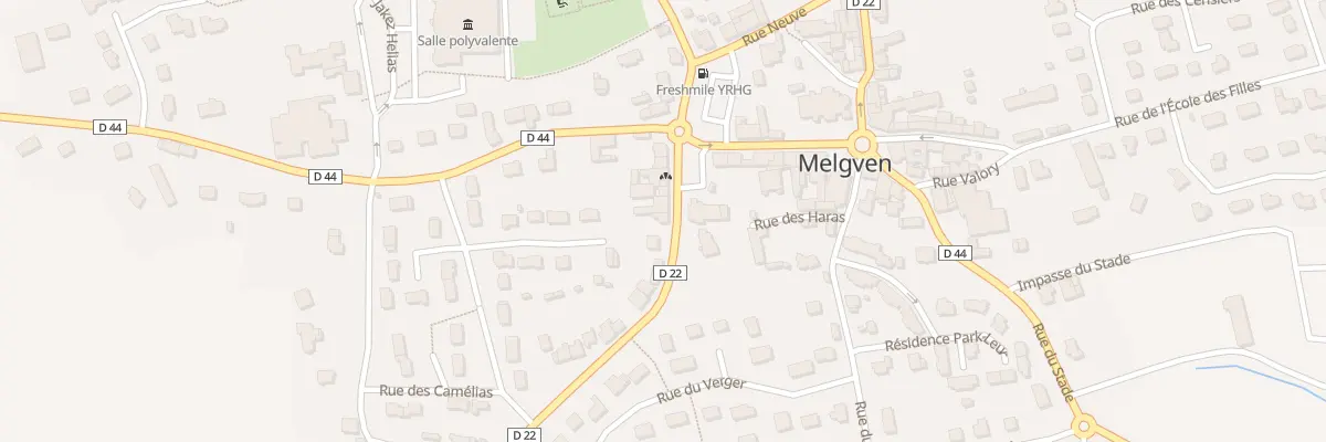 Plan du 12 Rte de Concarneau à Melgven