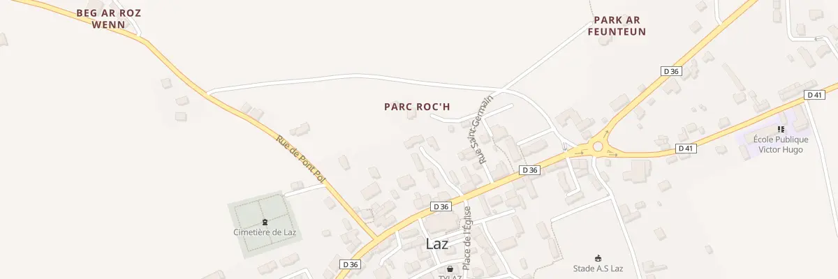 Plan du 1 Rue Kreisker à Laz