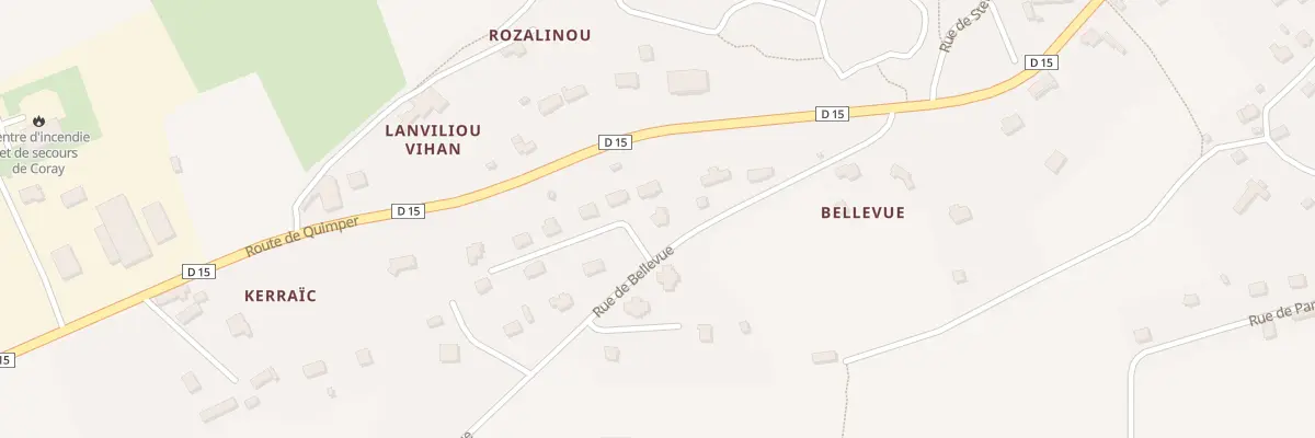 Plan du 6 Rue de Bellevue à Coray
