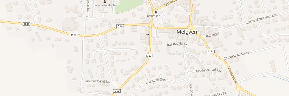Plan du 14 Rte de Concarneau à Melgven