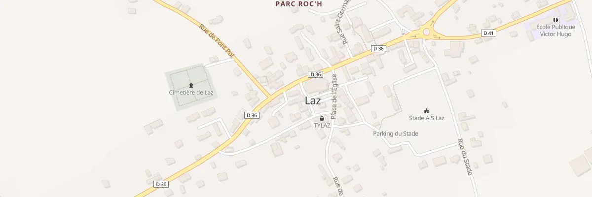 Plan du 27 Gr Grand’Rue à Laz