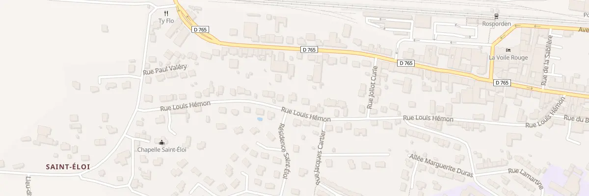 Plan du 58 Rue Louis Hémon à Rosporden