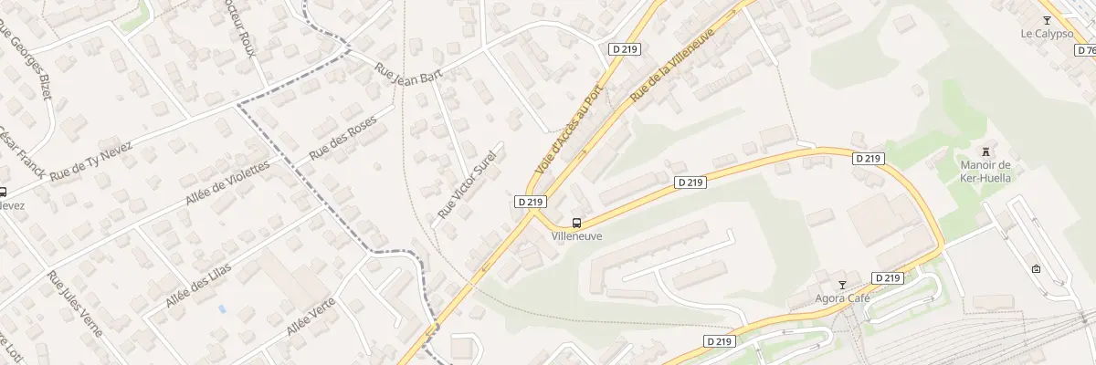 Plan du 67 Rue Villeneuve à Morlaix