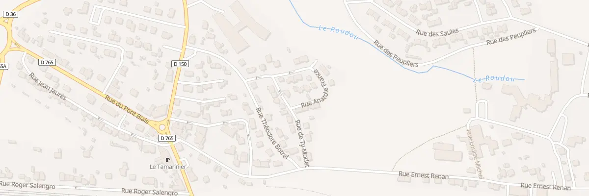 Plan du 7 Rue de Ty-modet à Rosporden