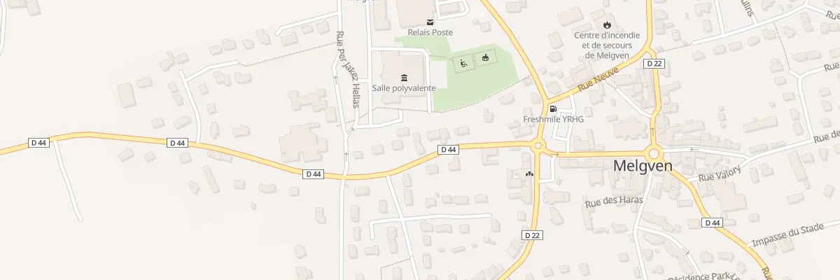Plan du 18 Rue de la Boissière à Melgven
