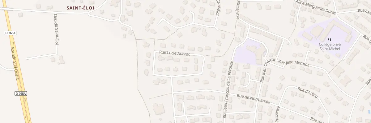 Plan du 12 Rue Lucie Aubrac à Rosporden