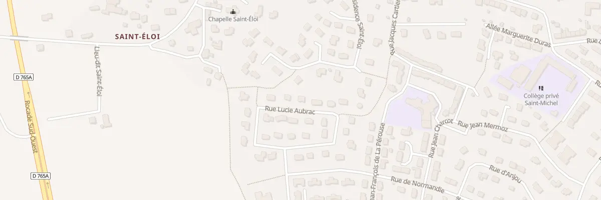 Plan du 17 Rue Lucie Aubrac à Rosporden