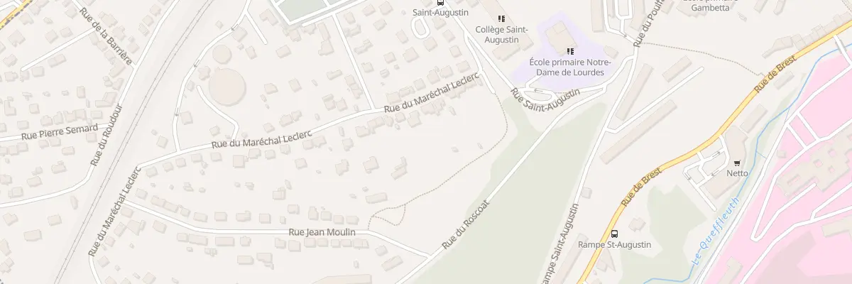 Plan du 12 Rue du Marechal Leclerc à Morlaix