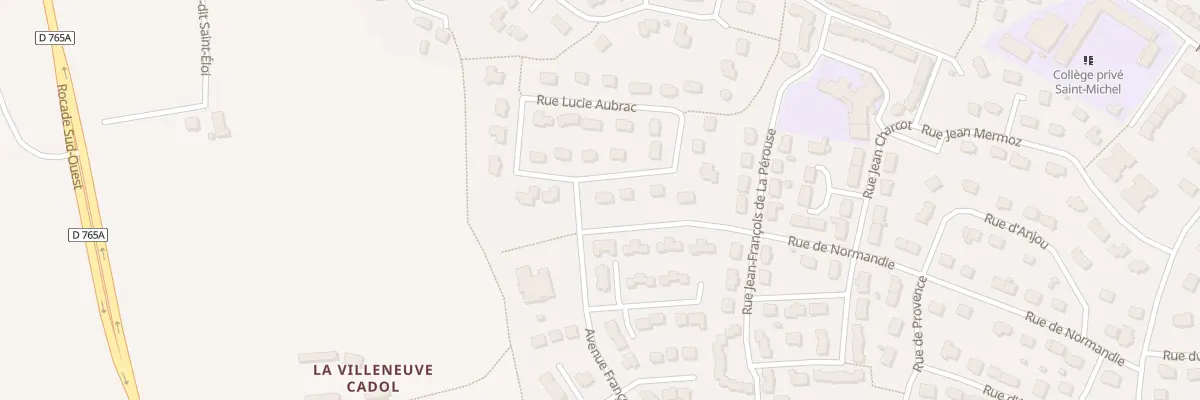 Plan du 37 Rue Lucie Aubrac à Rosporden
