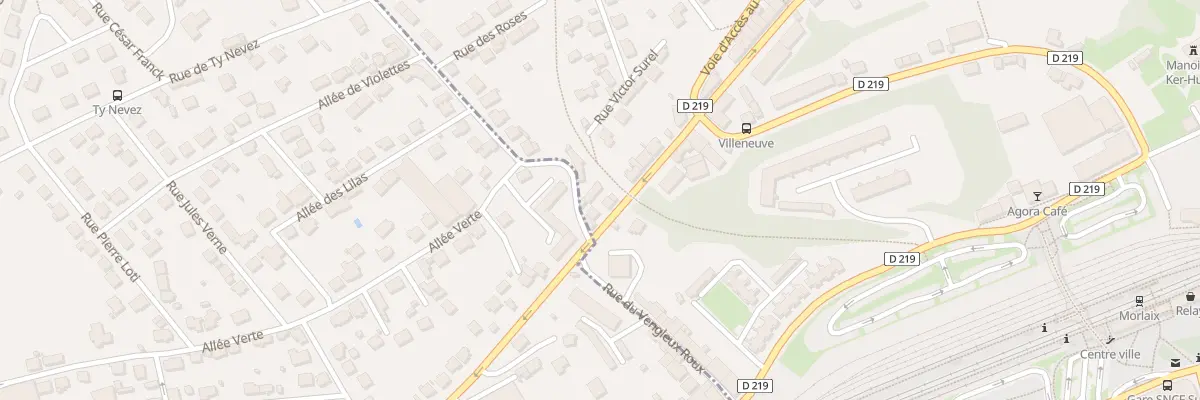 Plan du 79 Rue Villeneuve à Morlaix