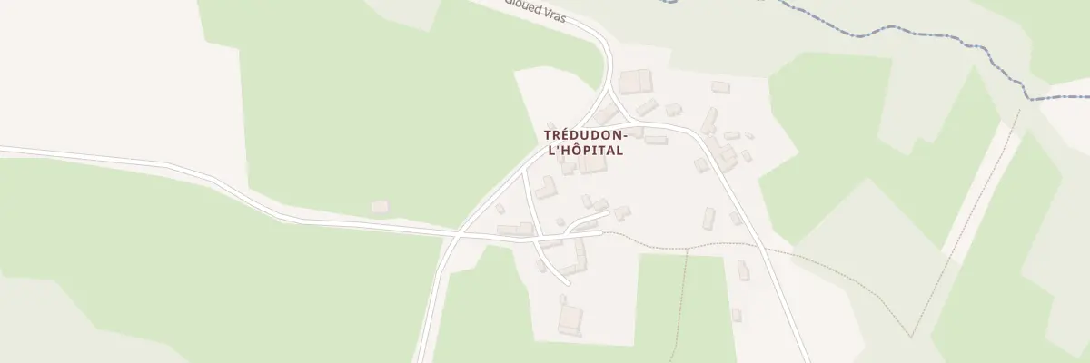 Plan du 165A Tredudon à La Feuillée
