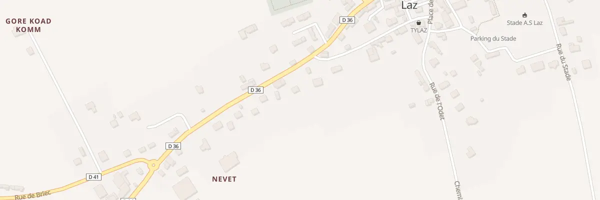 Plan du 15 Gr Grand’Rue à Laz