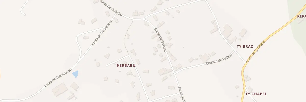 Plan du 37 Rte de Kerbabu à Plougasnou