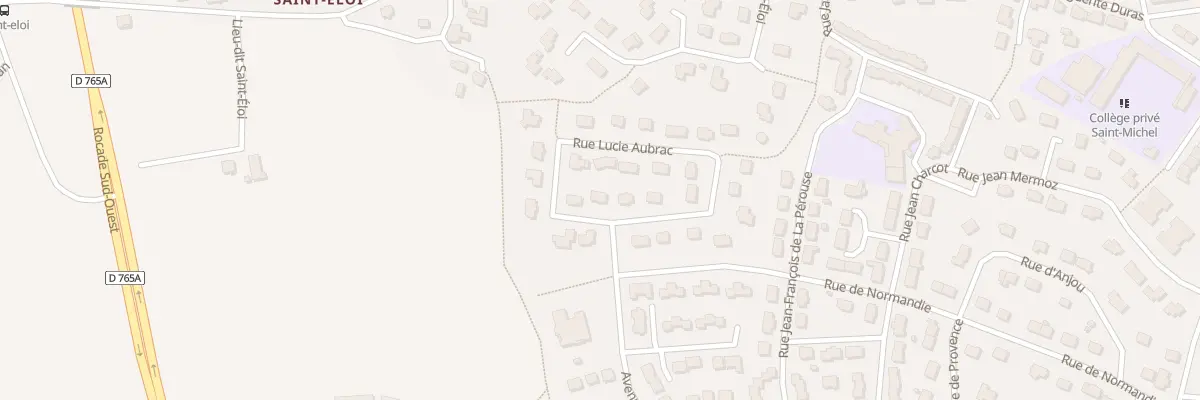 Plan du 2 Rue Lucie Aubrac à Rosporden
