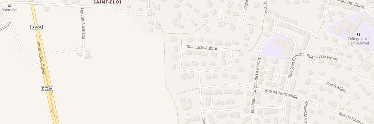 Plan du 4 Rue Lucie Aubrac à Rosporden