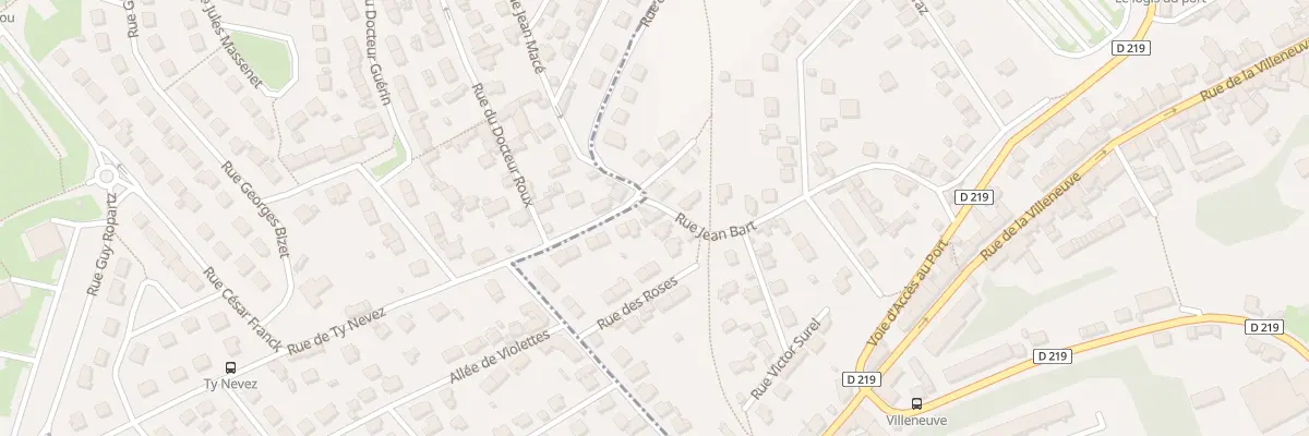 Plan du 18 Rue Jean Bart à Morlaix