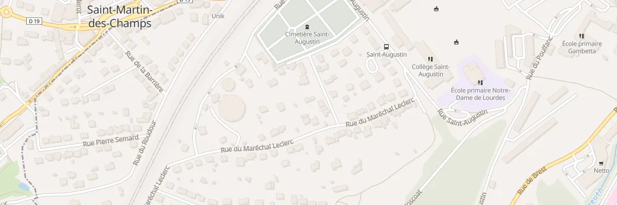 Plan du 9 Rue Georges Clemenceau à Morlaix