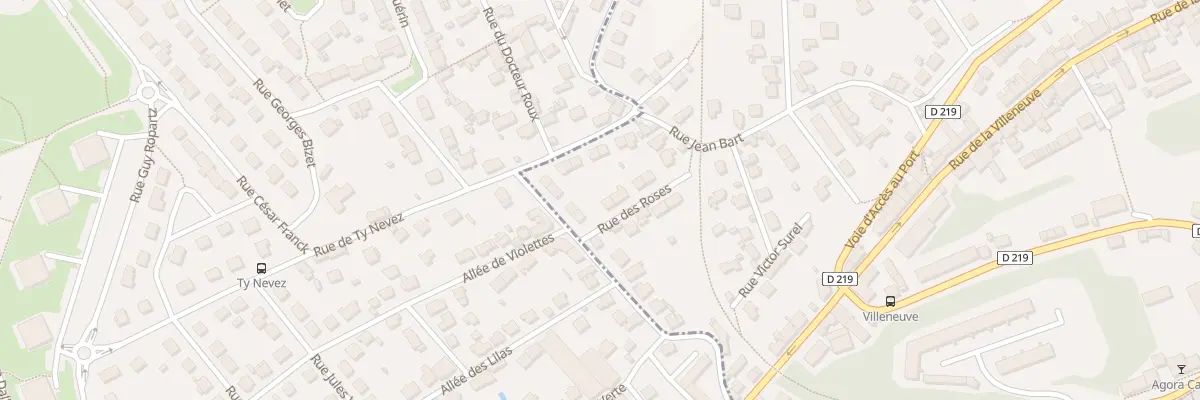 Plan du 4 Rue des Roses à Morlaix