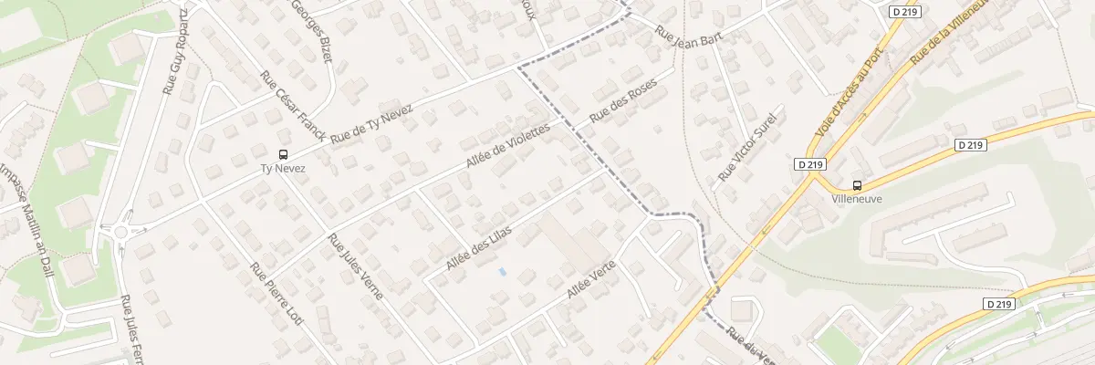 Plan du 3 All des Lilas à Saint-Martin-des-Champs