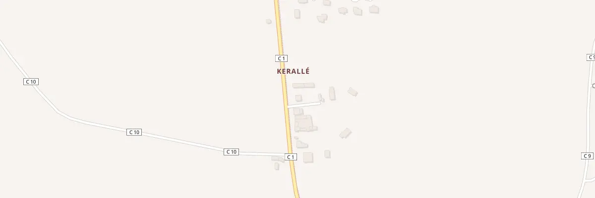 Plan du 132 Keralle à Melgven