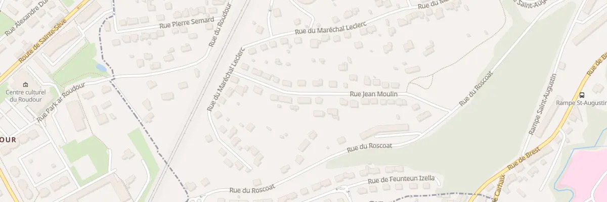 Plan du 13 Rue Jean Moulin à Morlaix