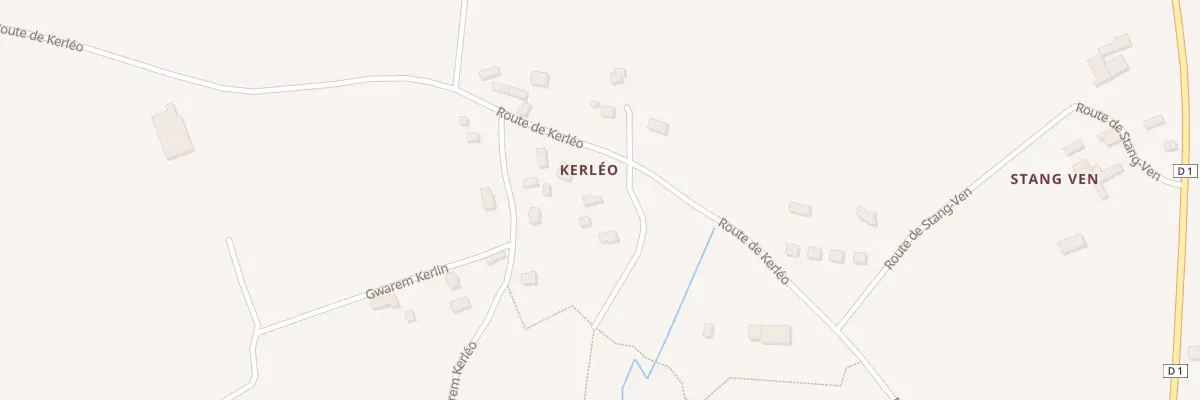 Plan du 545 Rte de Kerléo à Trégunc