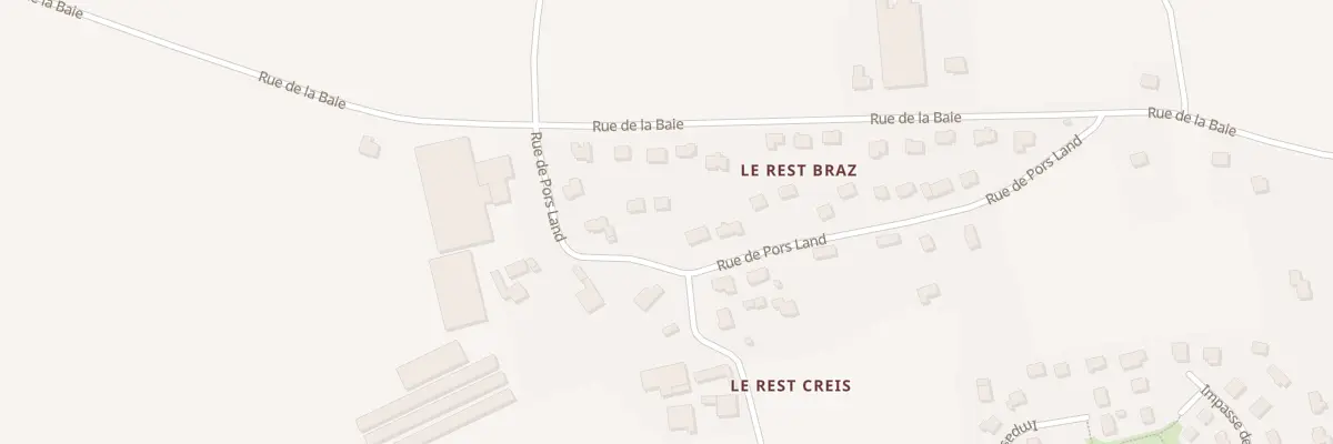 Plan du 39 Rue de Pors Land à Morlaix