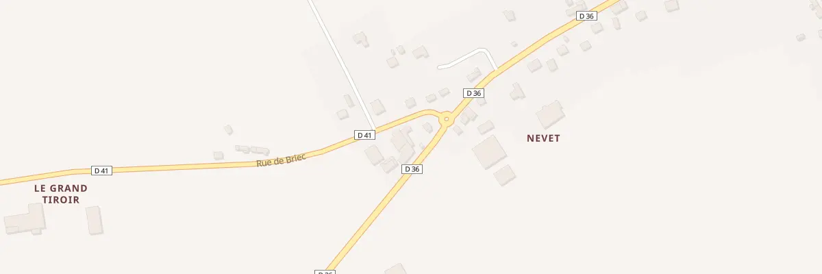 Plan du 2 Rue de Briec à Laz