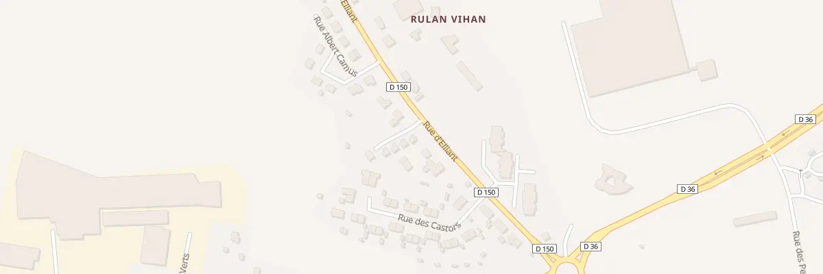 Plan du 18A Rue d’Elliant à Rosporden