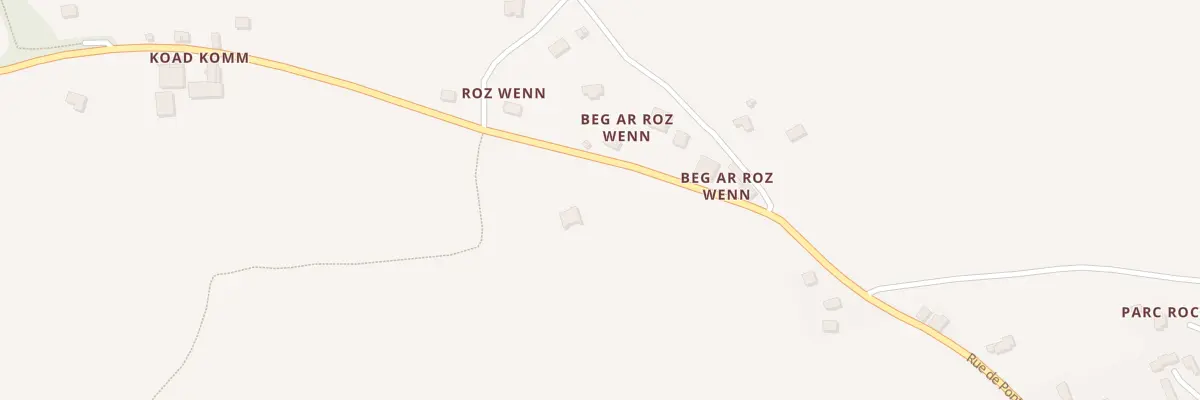 Plan du 1 Roz Wenn à Laz