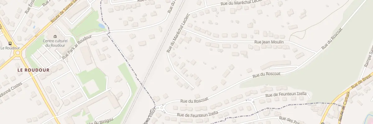 Plan du 64 Rue du Marechal Leclerc à Morlaix