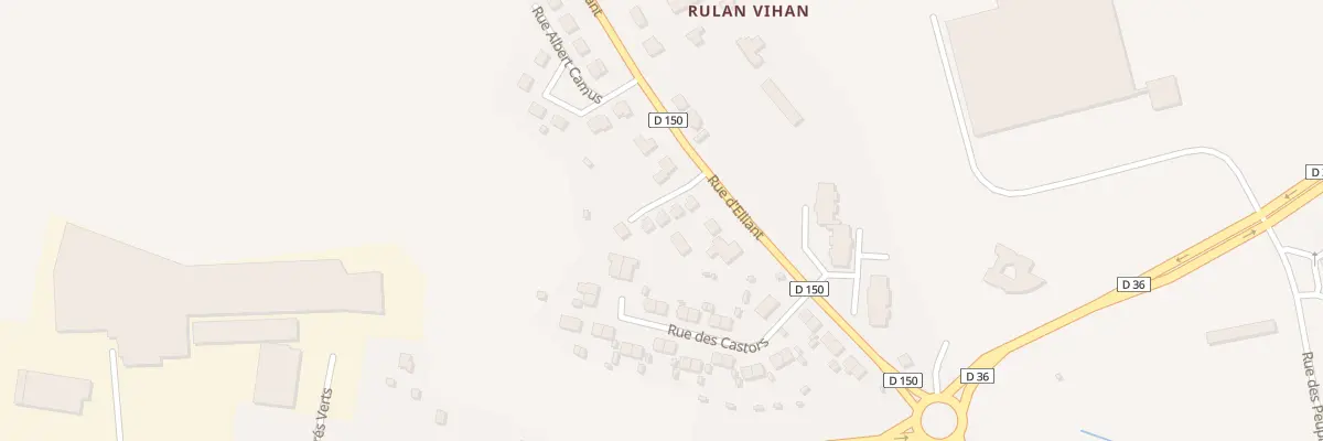 Plan du 18C Rue d’Elliant à Rosporden