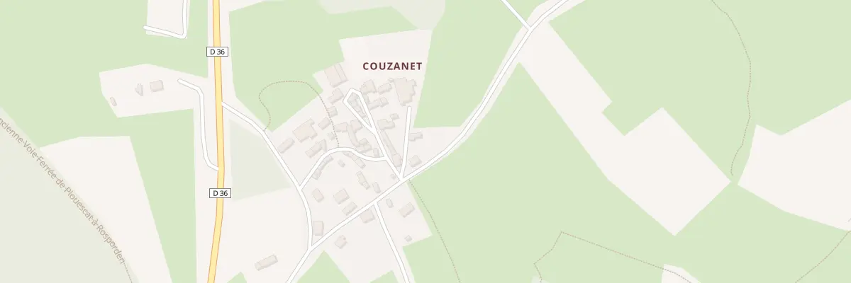 Plan du 5008 Couzanet à Loqueffret