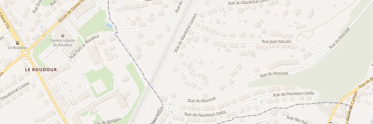 Plan du 62 Rue du Marechal Leclerc à Morlaix