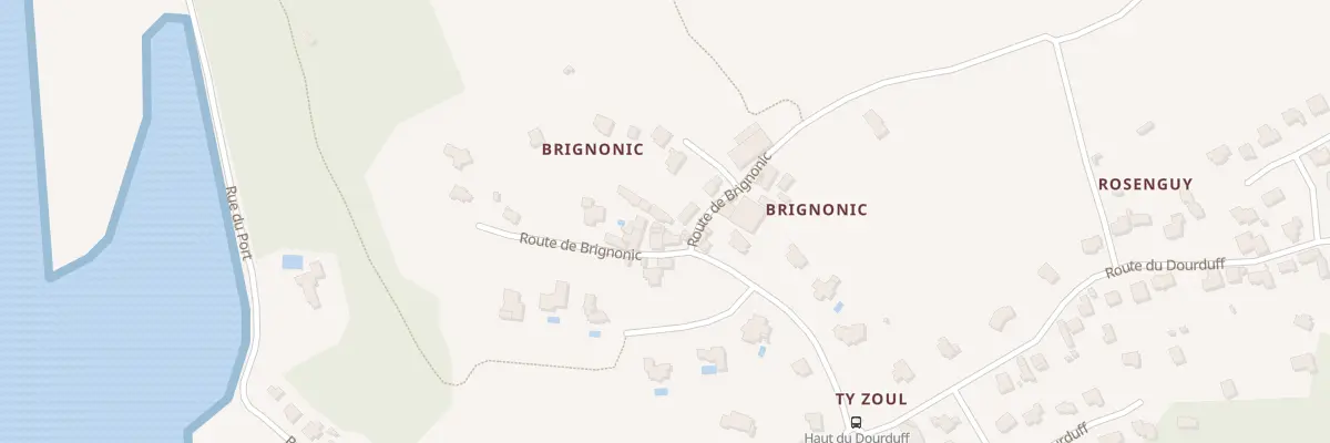 Plan du 186 Rte de Brignonic à Plouezoc’h