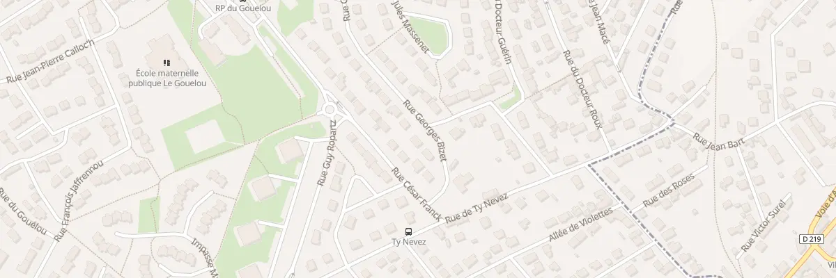 Plan du 4 Rue Georges Bizet à Saint-Martin-des-Champs